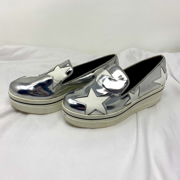 Stella McCartney Platform Binx Star Sneakers 37 - Picture 1 of 7